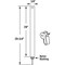 Prime-Line Spiral Balance, FR Series, Non-Tilt, 29 in., 3/8 in., Red Bearing, FS 341 End Clip (Single Pack) FR 2920-341 - alternate 2
